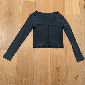 Brandy Melville Dark Long Sleeve Cardigan